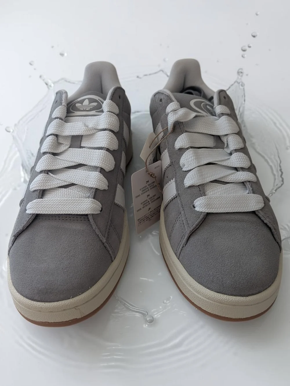 Adidas Campus 00s Men's Size 10 Gray White Suede Casual Lifestyle Sneakers